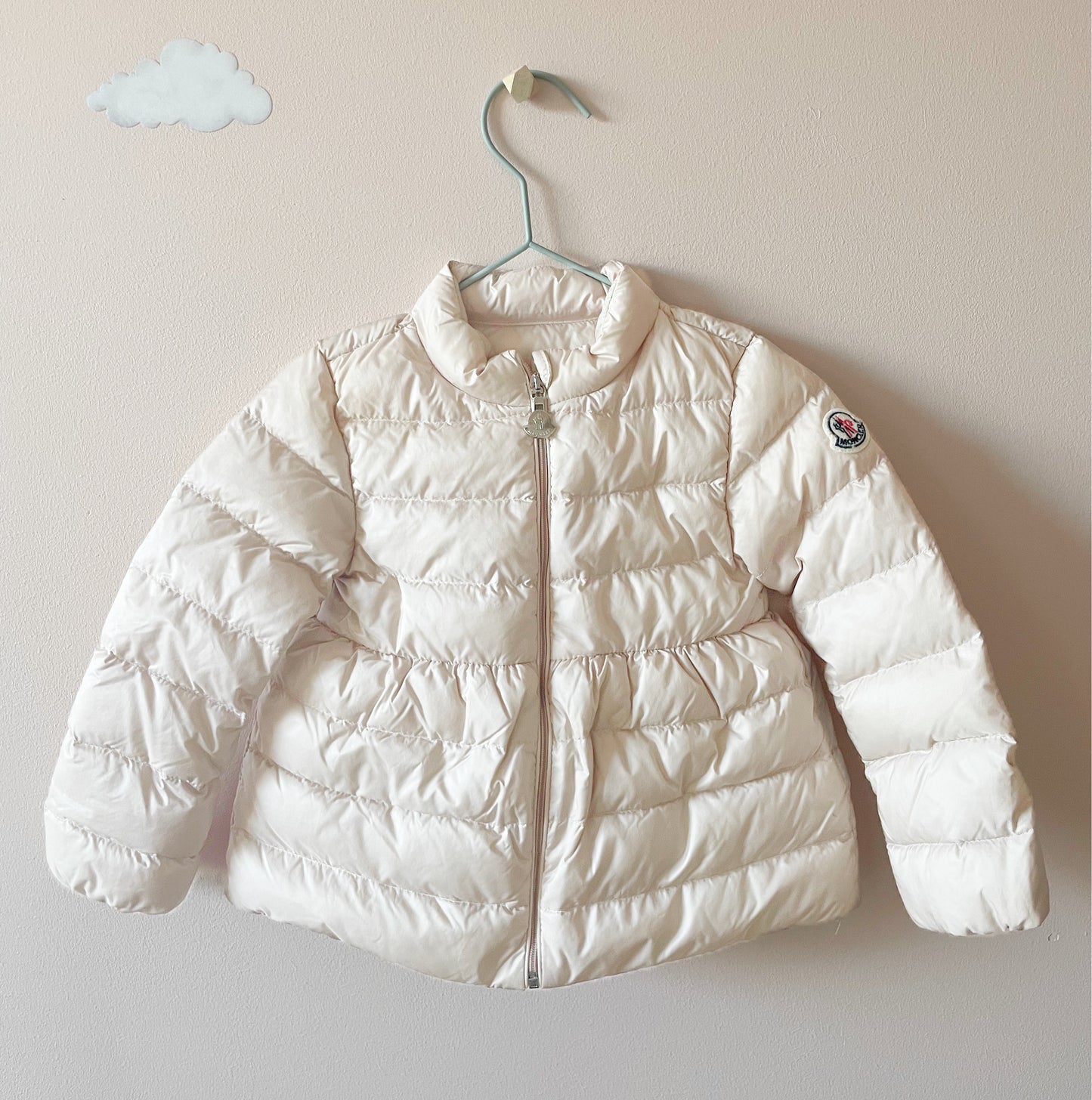 Ljusrosa dunjacka - Moncler strl. 86